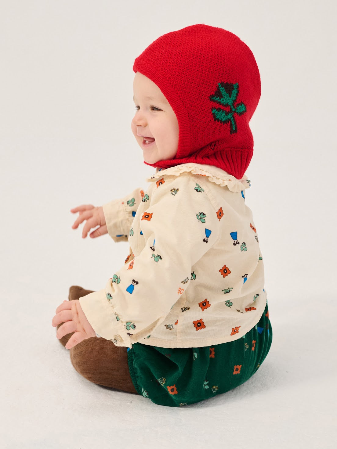 Blossom Knitted Baby Balaclava