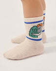 Hug Hairy Monster Short Baby Socks