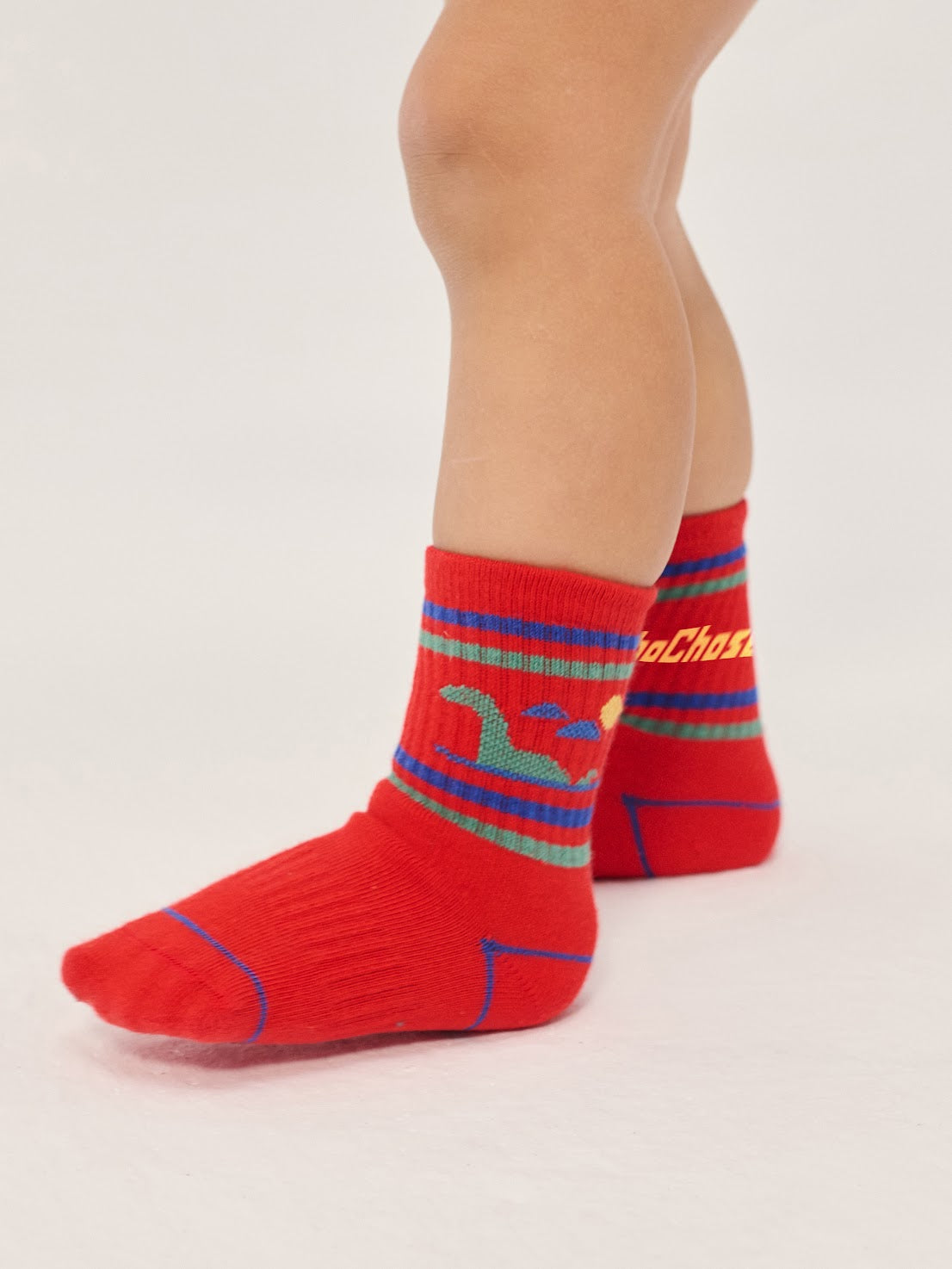 Lake Monster Baby Short Socks