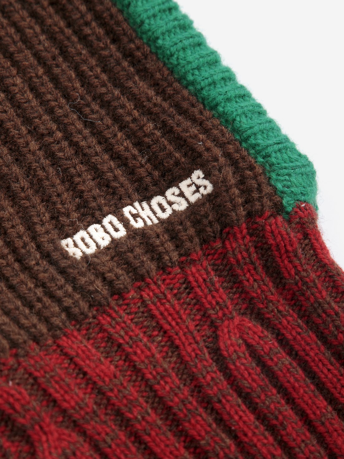 Brown Knitted Balaclava