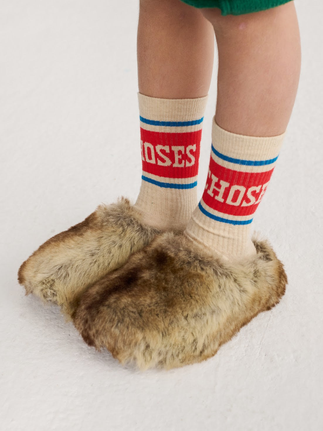 Red and Blue Pop Long Socks
