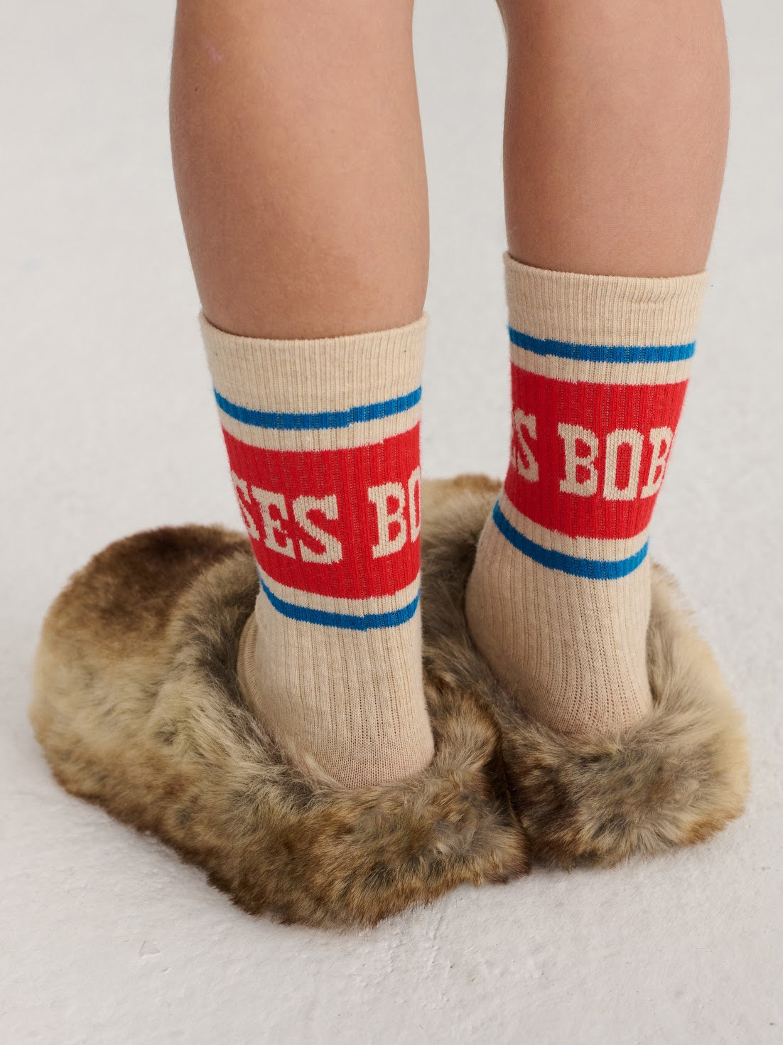 Red and Blue Pop Long Socks
