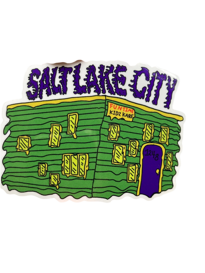 Fun Time Kids Kare - Salt Lake City Vinyl Sticker by House of Cattitude