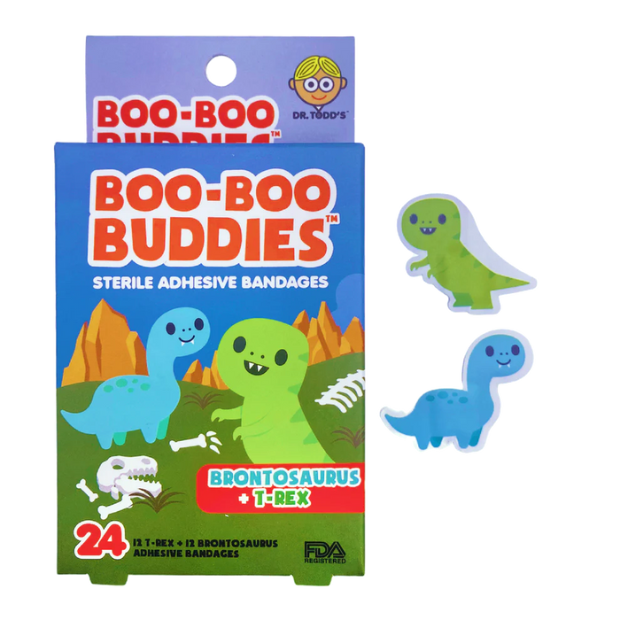 Brontosaurs and T-Rex Bandages by Boo Boo Buddies