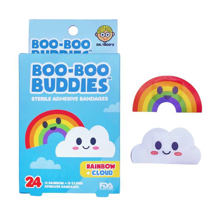 Rainbow and Cloud Bandages by Boo Boo Buddies