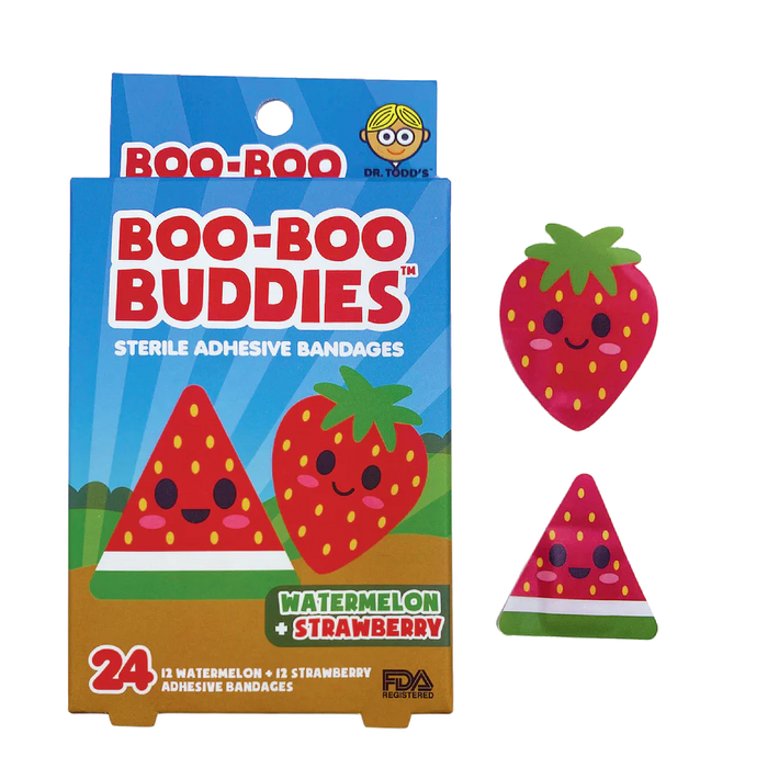 Watermelon and Strawberry Bandages by Boo Boo Buddies