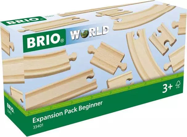 World Train Tracks Expansion Pack Beginner by BRIO