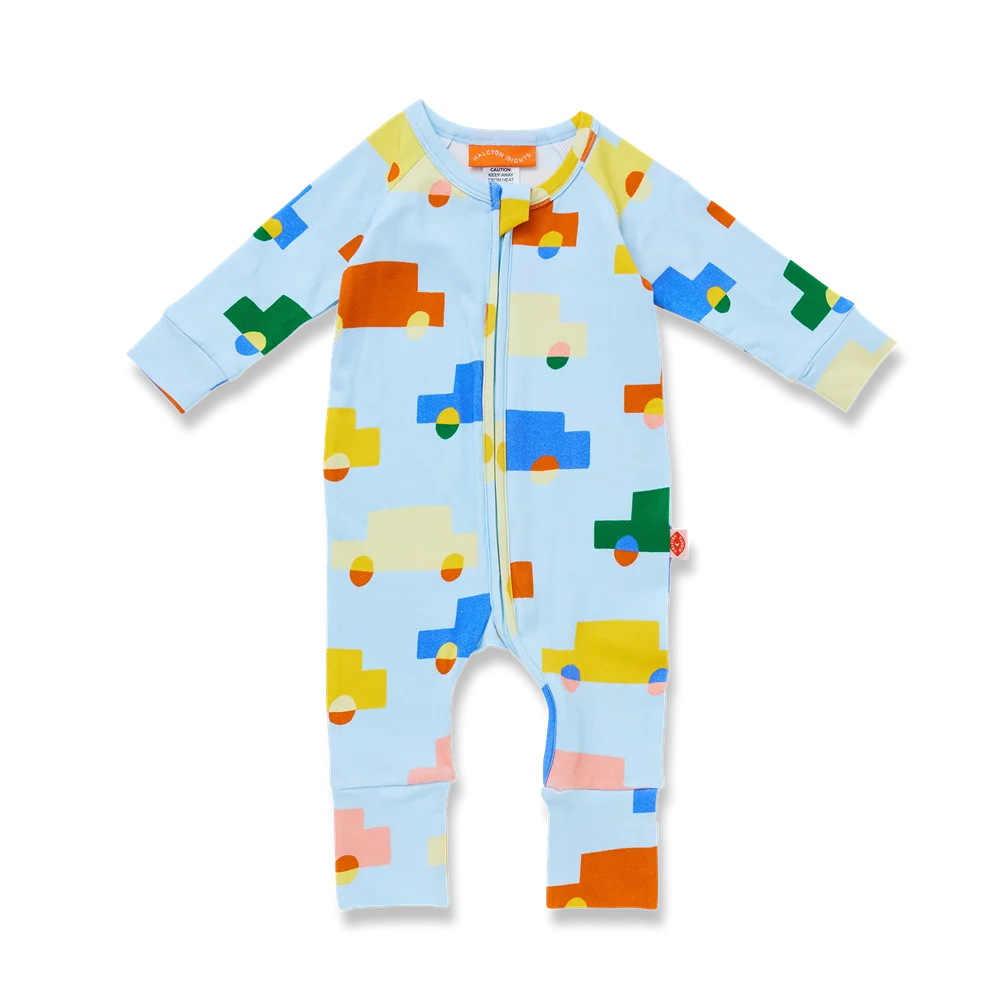Beep Beep Long Sleeve Romper