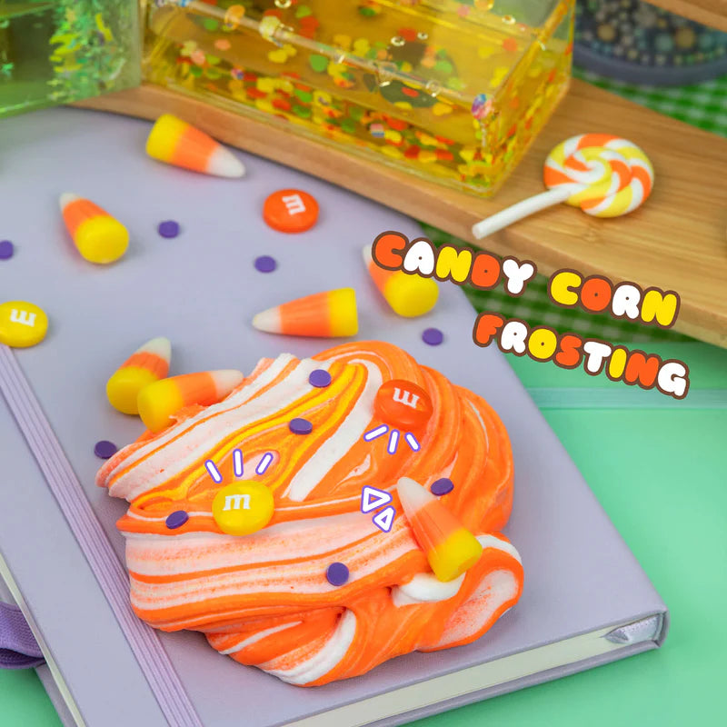 Candy Corn Frosting Butter Slime by Kawaii Slime Company