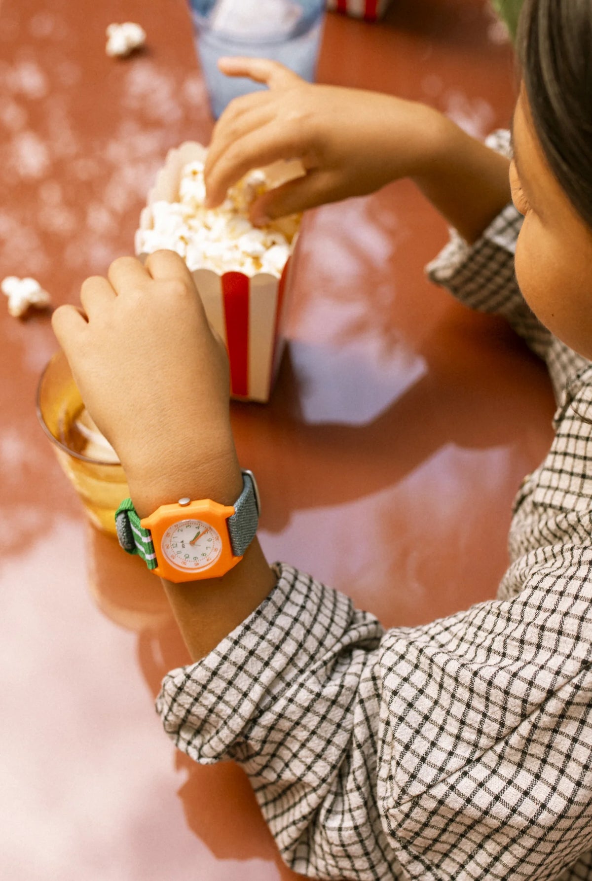Circus Denim and Green Kids Watch