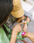 Circus Denim and Green Kids Watch