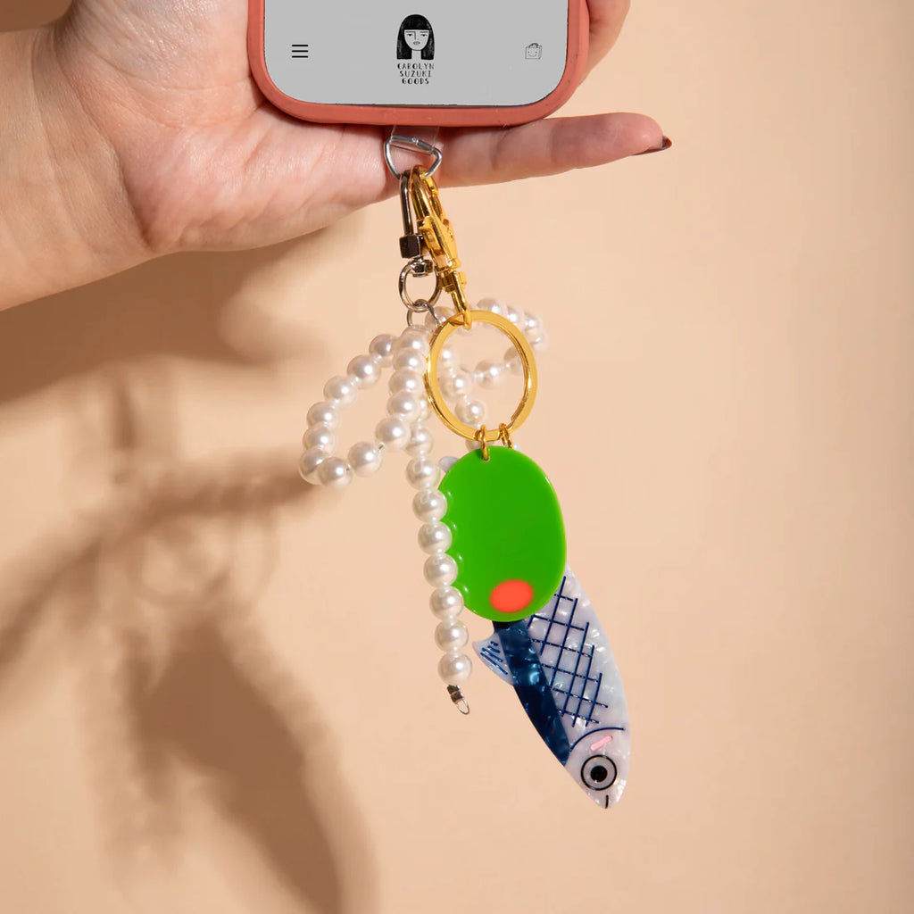 Olive N Chovy Bag Charm by Carolyn Suzuki