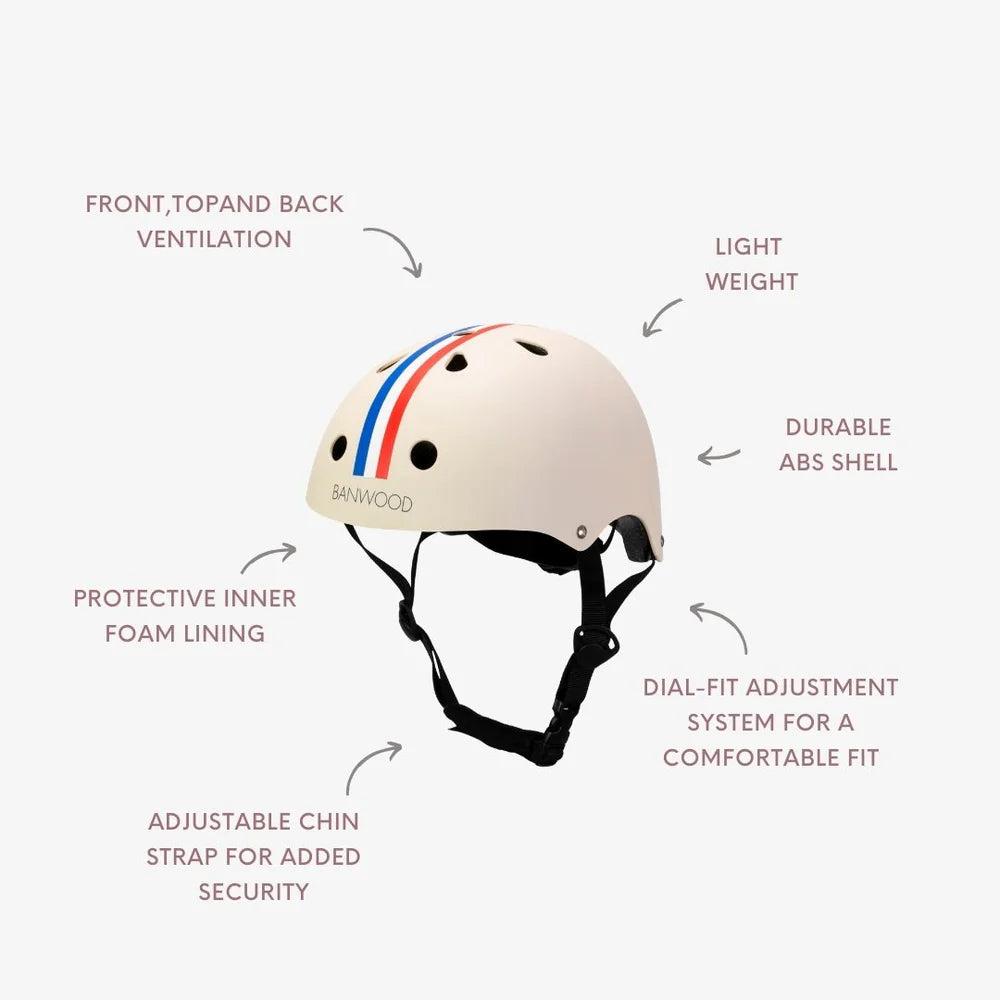 Stripes Classic Bike Helmet – Mochi Kids Stripes Classic Bike Helmet – Mochi Kids