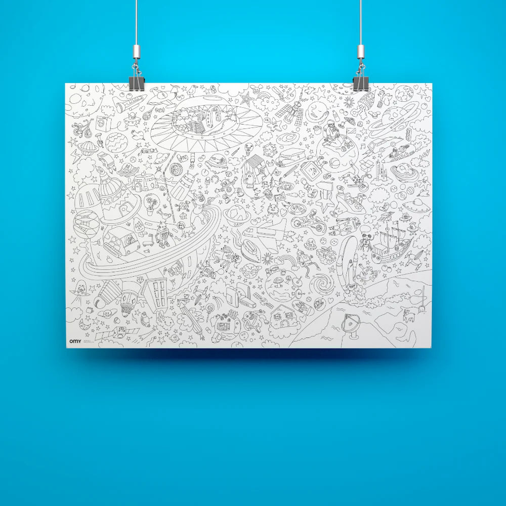 Cosmos Giant Coloring Poster