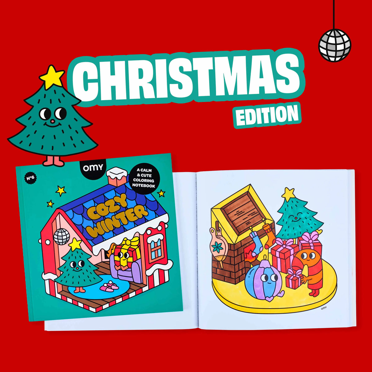 Christmas - Cozy Art Coloring Book