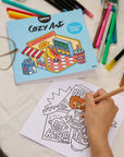 Supermarket - Cozy Art Coloring Book