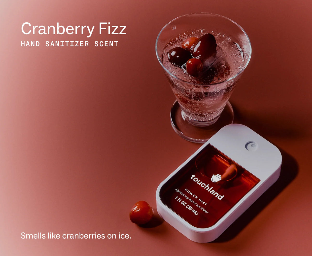 Cranberry Fizz Touchland Hydrating Hand Sanitizer