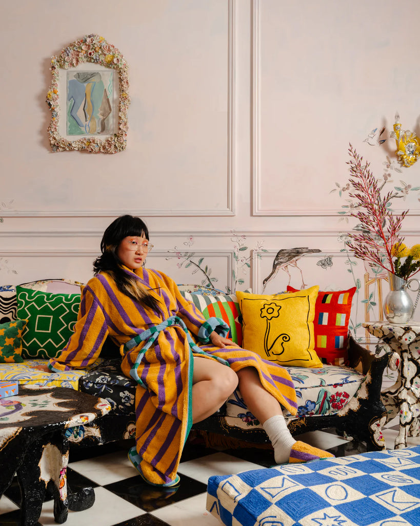 Stripe Bathrobe by Dusen Dusen