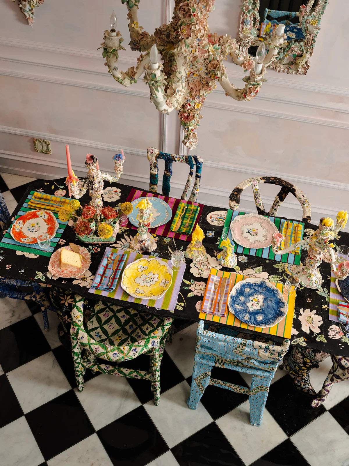 Woven Plaid Napkins by Dusen Dusen