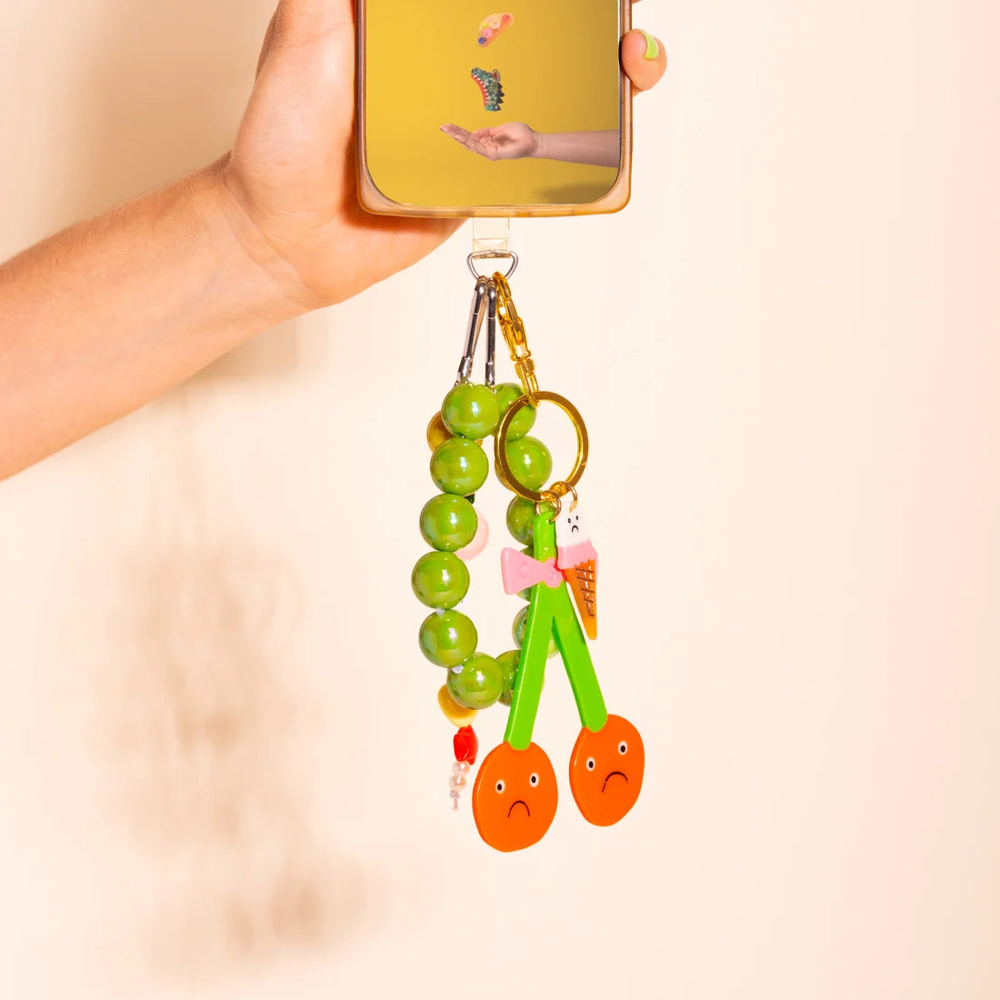 Double Trouble Bag Charm