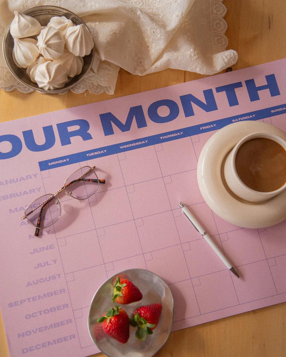 Our Month Planner Pad by Sonderhaus