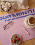Our Month Planner Pad by Sonderhaus