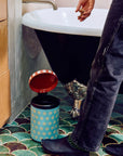 Dot Bathroom Trash Bin