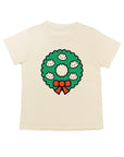 Dumpling Wreath Holiday Baby + Kid + Adult Tee