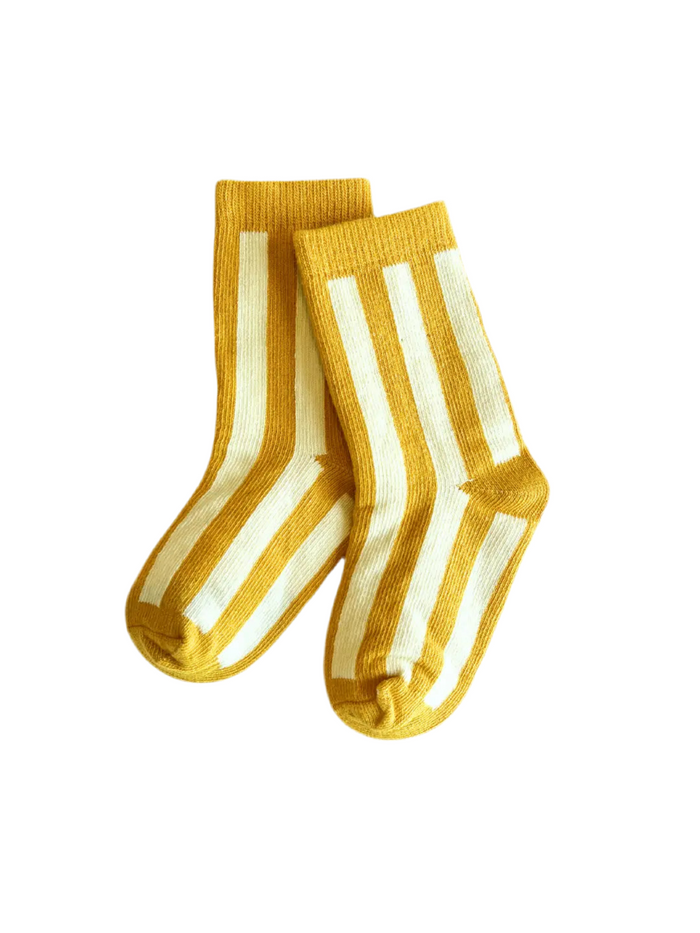 Marigold Stripe Sock by Milk Teeth