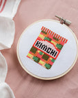 Kimchi Cross Stitch Kit by Cotton Clara