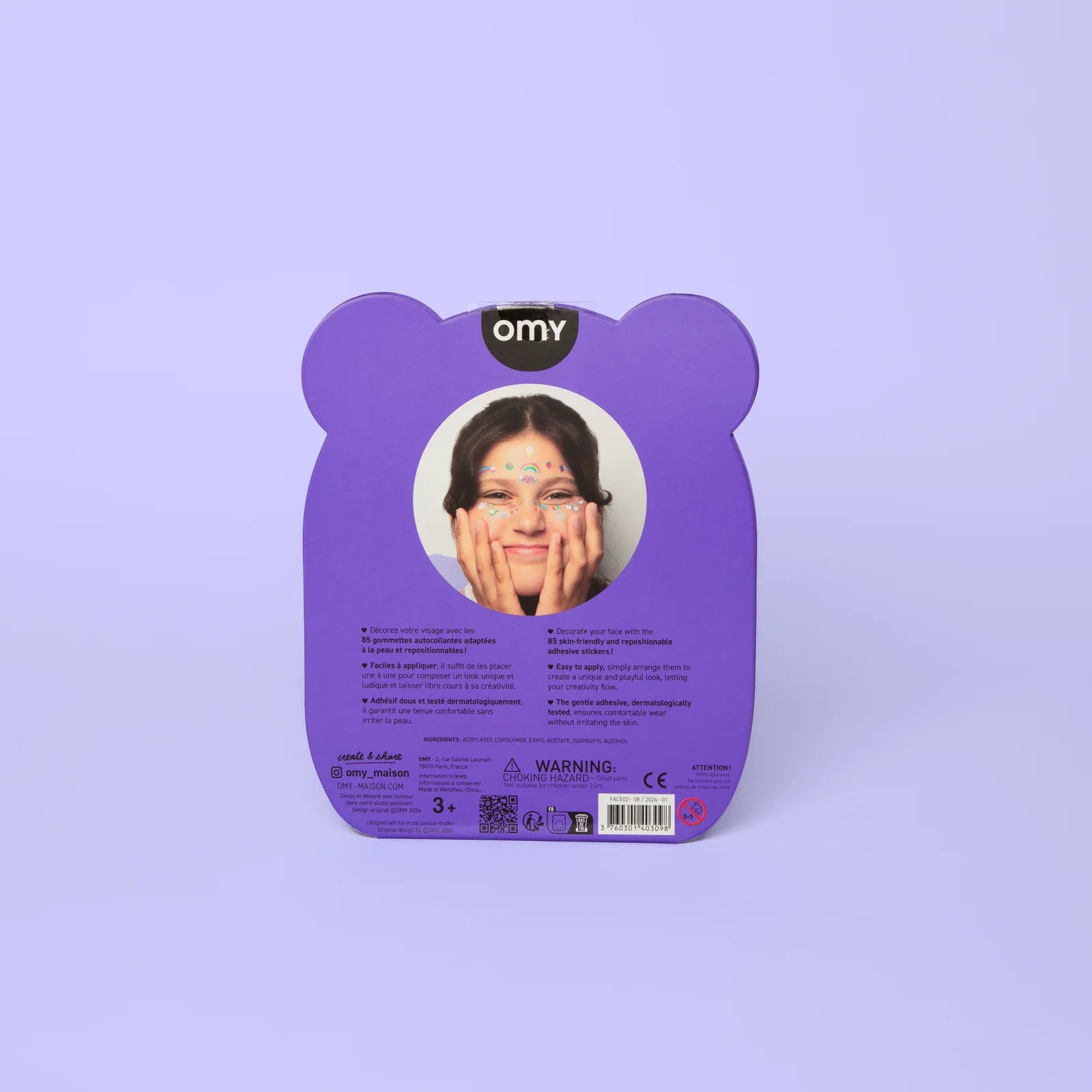Kawaii Face Stickers by OMY