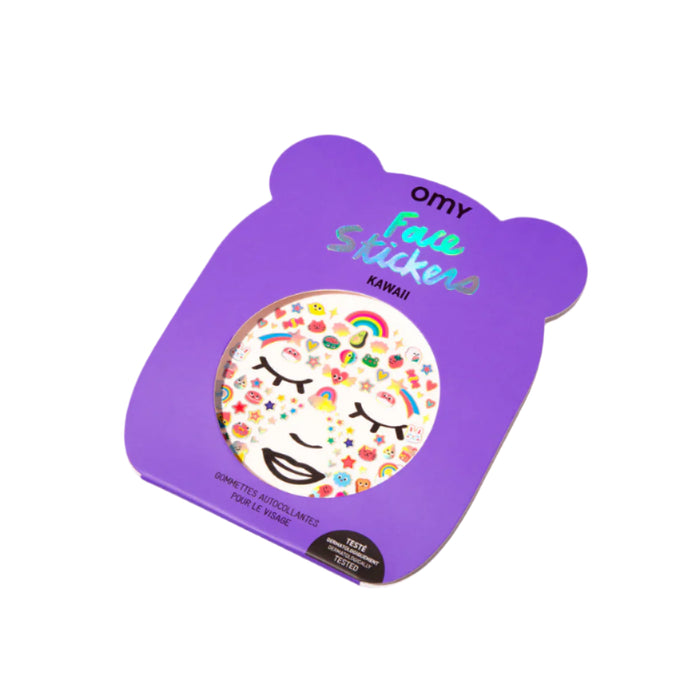 Kawaii Face Stickers by OMY