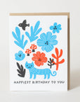 Happiest Birthday Cat Card