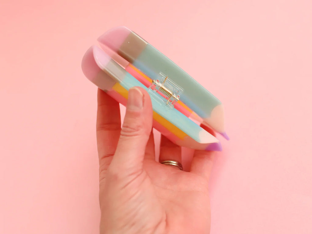 Pastel Pencil Hair Claw by Golden Hearts Club