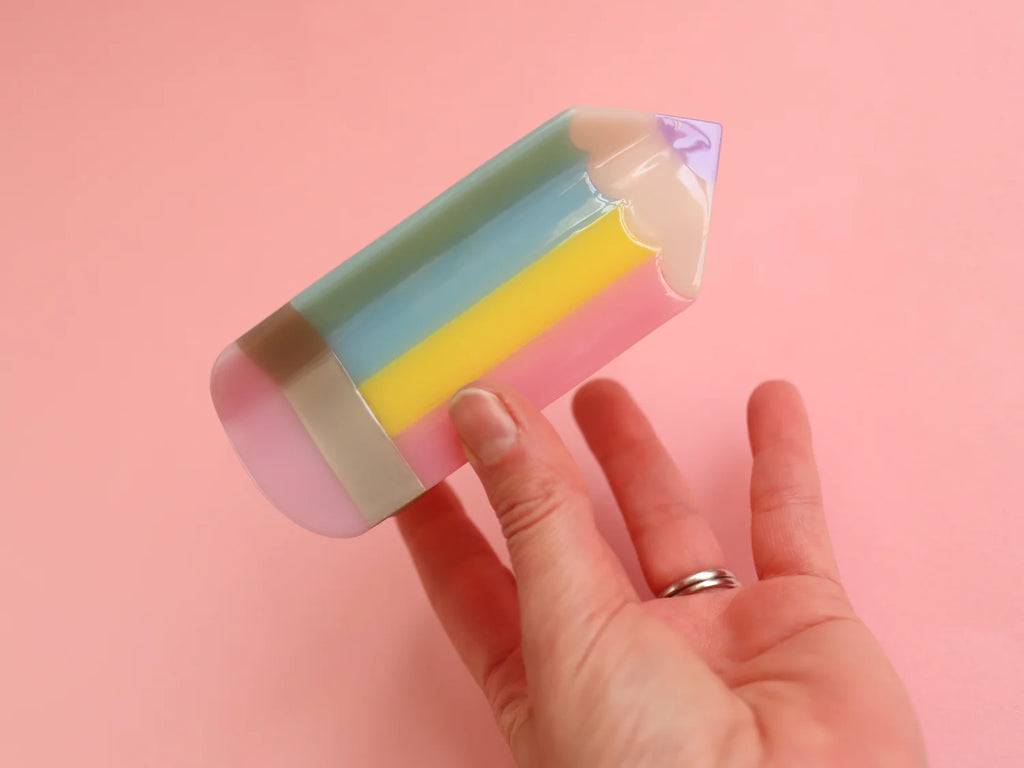 Pastel Pencil Hair Claw by Golden Hearts Club
