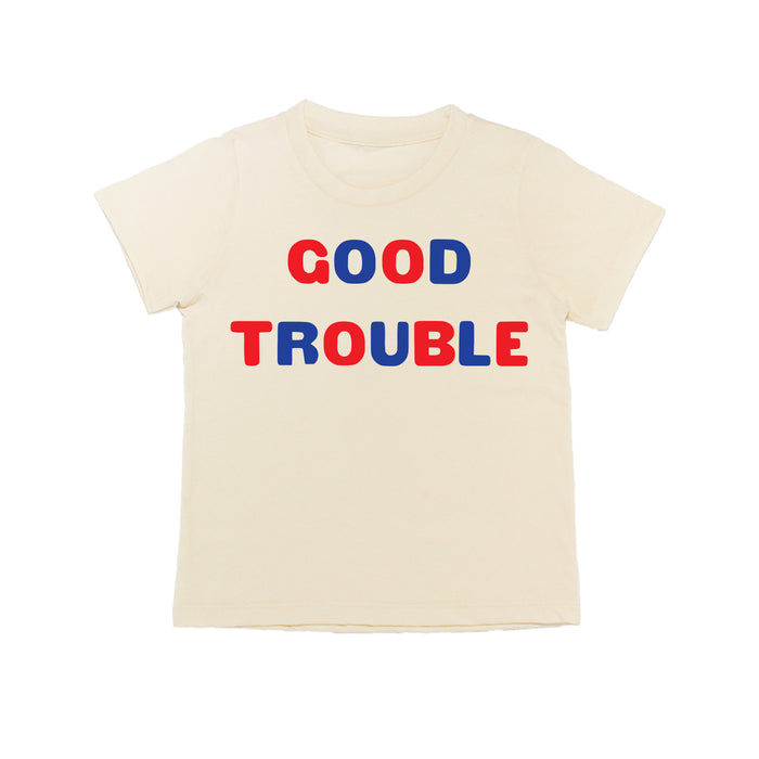 Amanda Jane Jones X Mochi Kids Good Trouble Baby + Kid + Adult Tee PREORDER B3