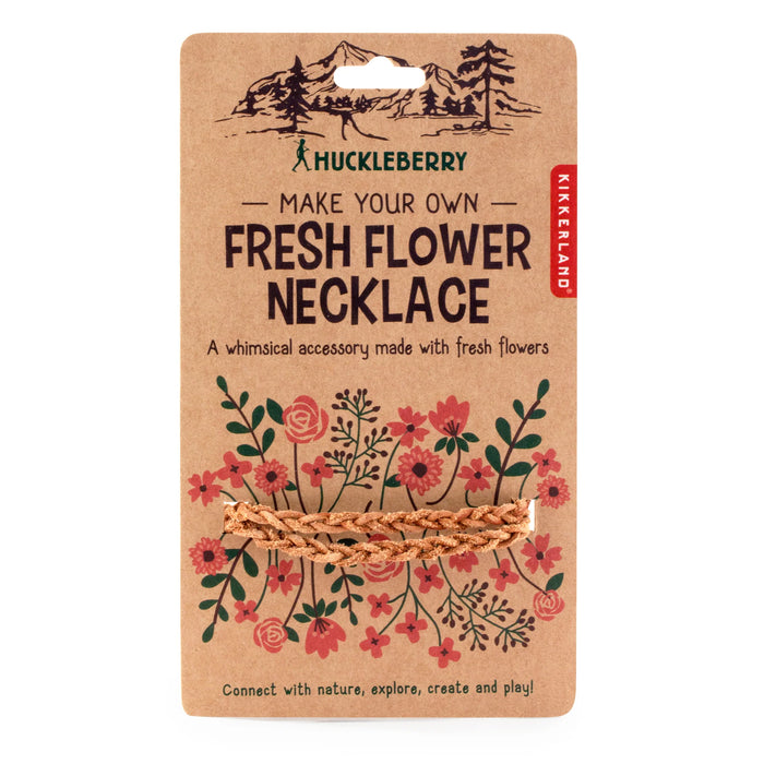 Huckleberry Fresh Flower Necklace by Kikkerland