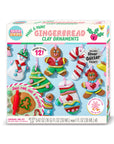 Make & Paint Gingerbread Clay Ornaments