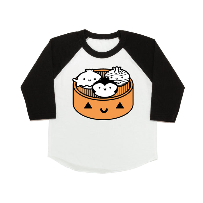 Halloween Dumplings Baby + Kid + Adult Baseball Tee PREORDER