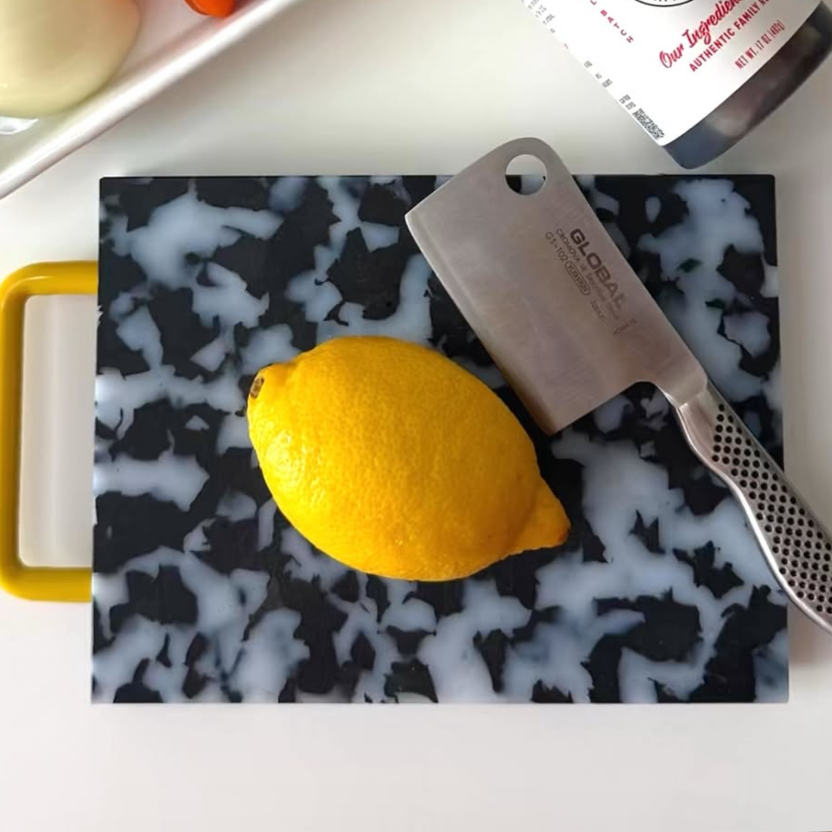 Small Cutting Board - Black/White