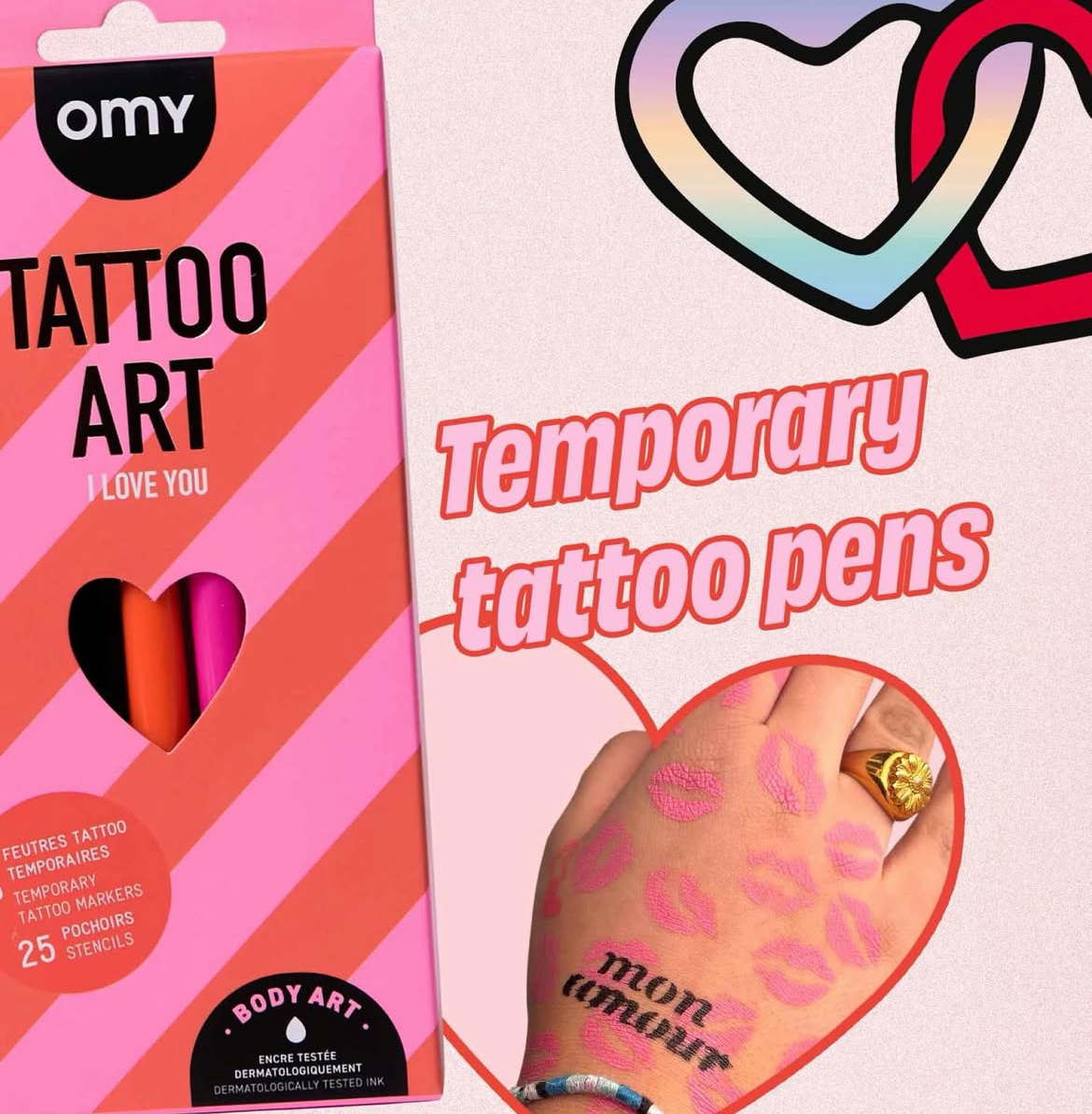 Love - Tattoo Art Pen Set