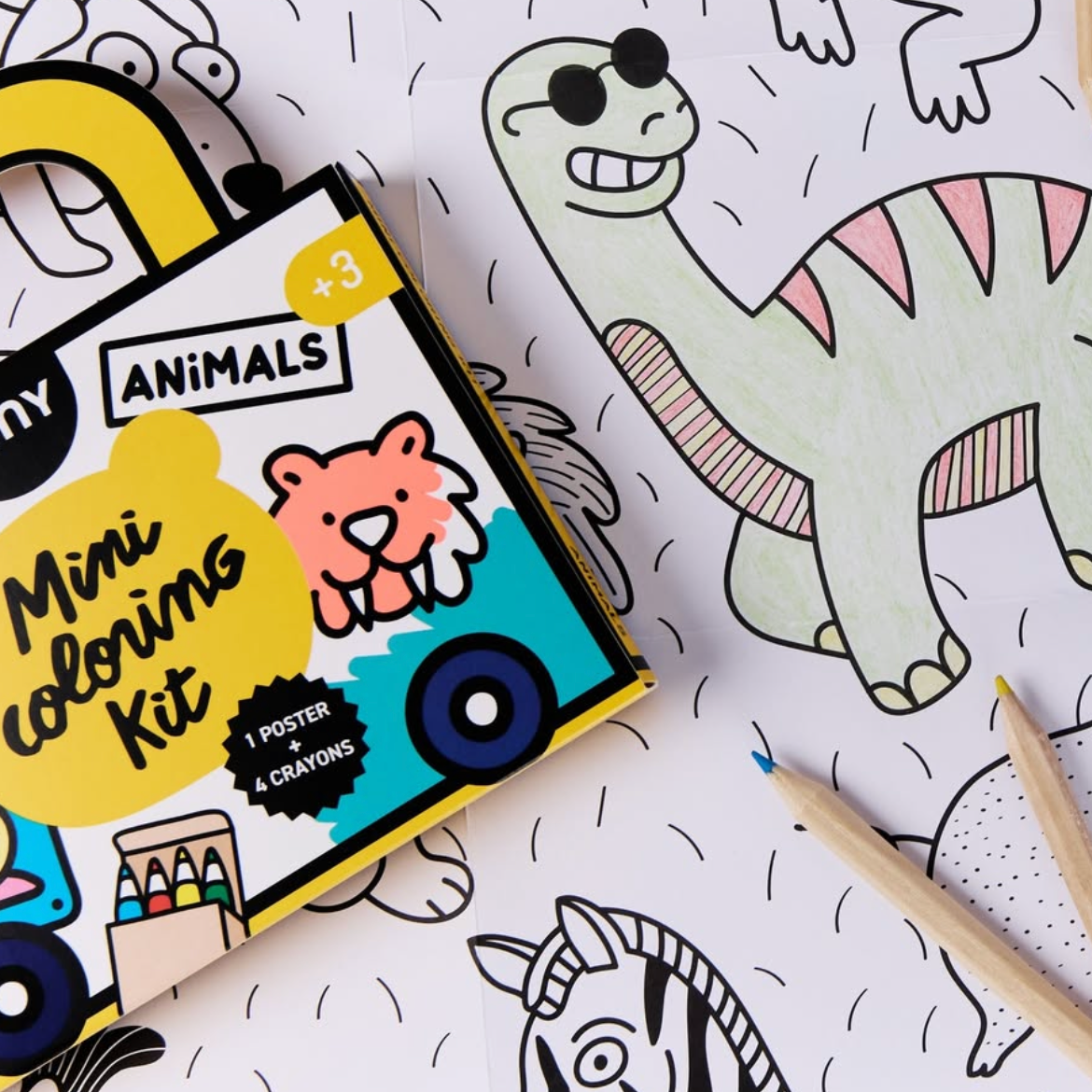 Mini Pocket Coloring - Animals
