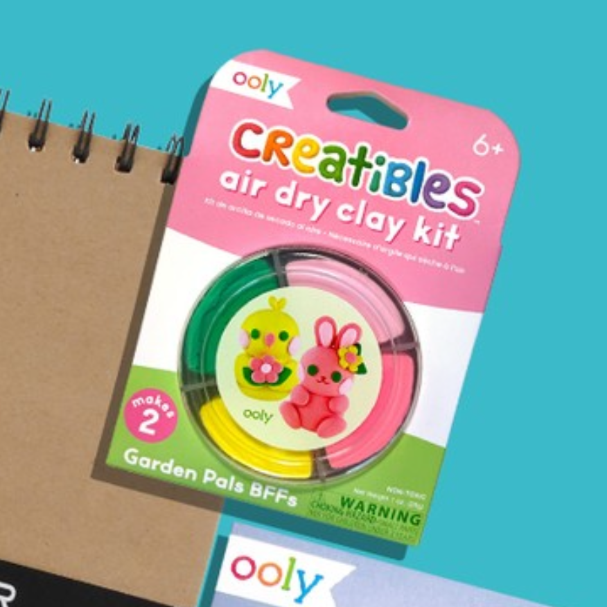 Creatibles Air Dry Clay BFF's Kit - Garden Pals