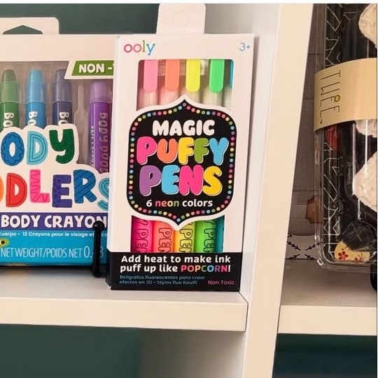Magic Neon Puffy Pens