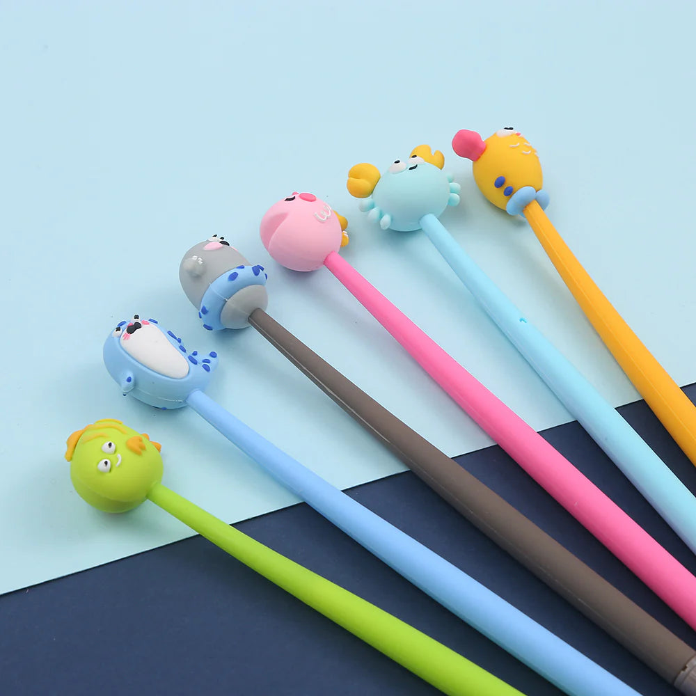Happy Sea Animal Wiggle Gel Pen