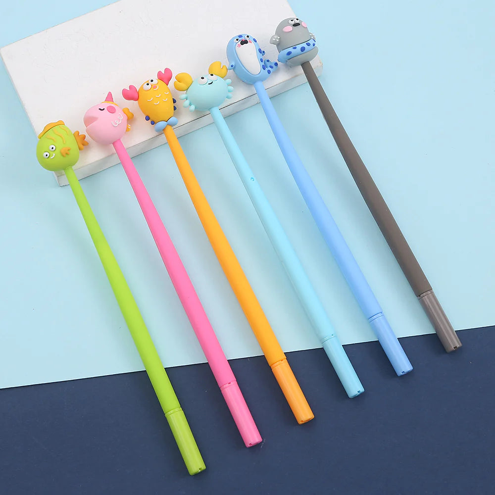 Happy Sea Animal Wiggle Gel Pen