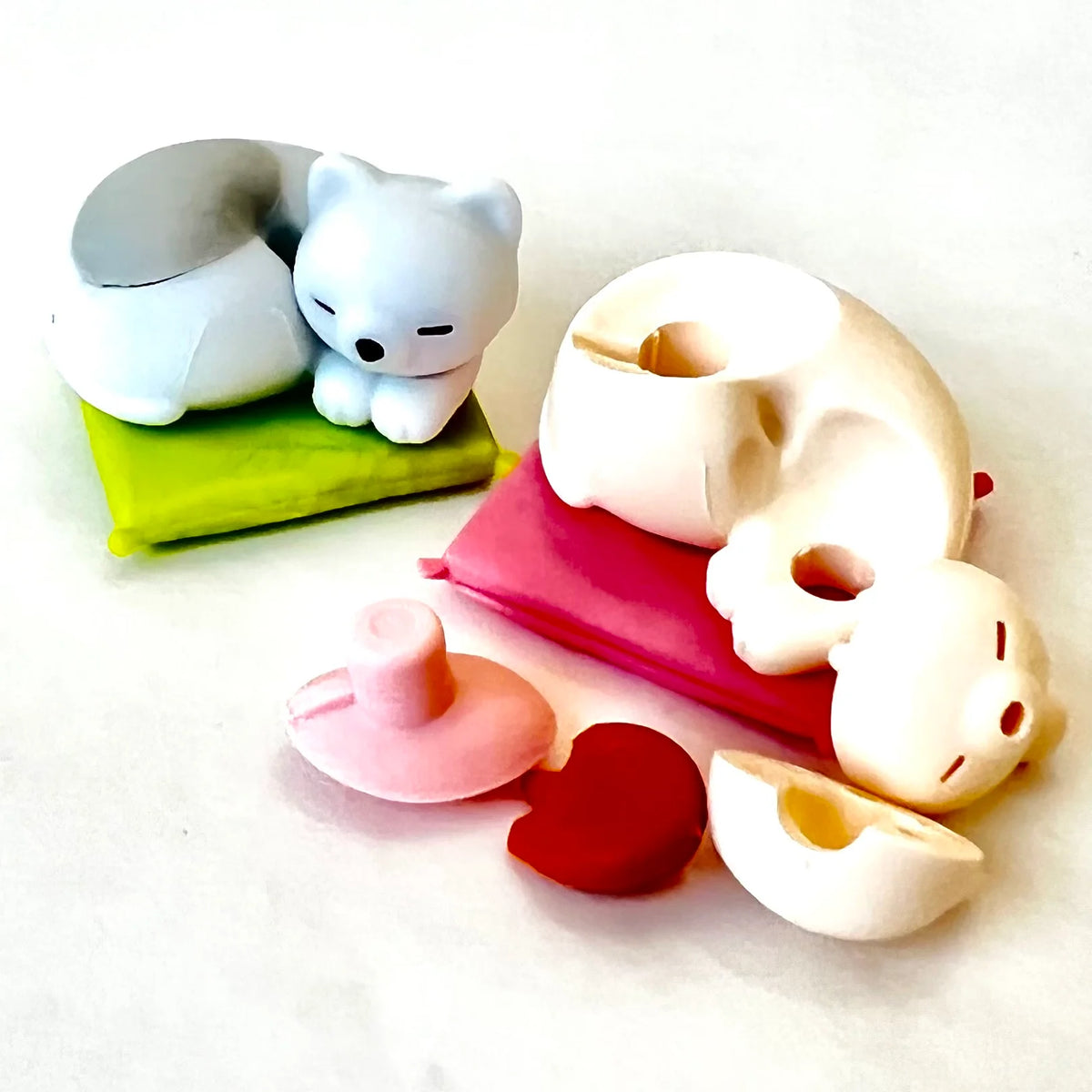 Cat &amp; Mouse Eraser Set