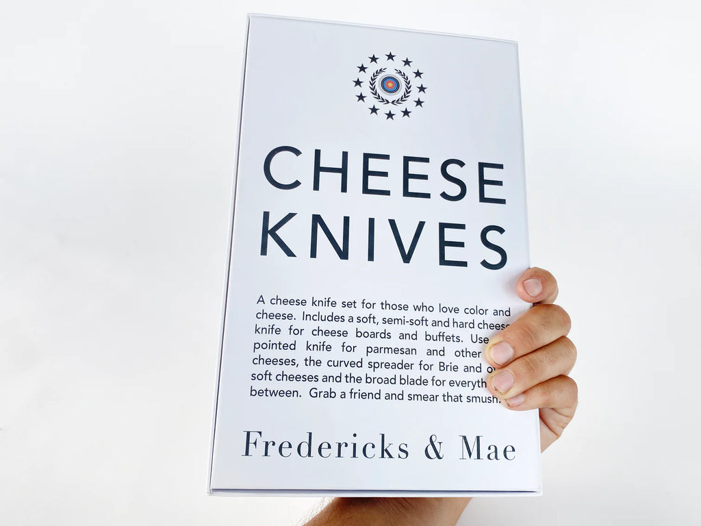 Cheese Knives - Black/White by Fredericks & Mae