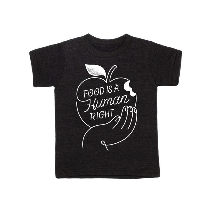 Food is a Human Right Tee by Ann Lettering for Food Justice Coalition PREORDER