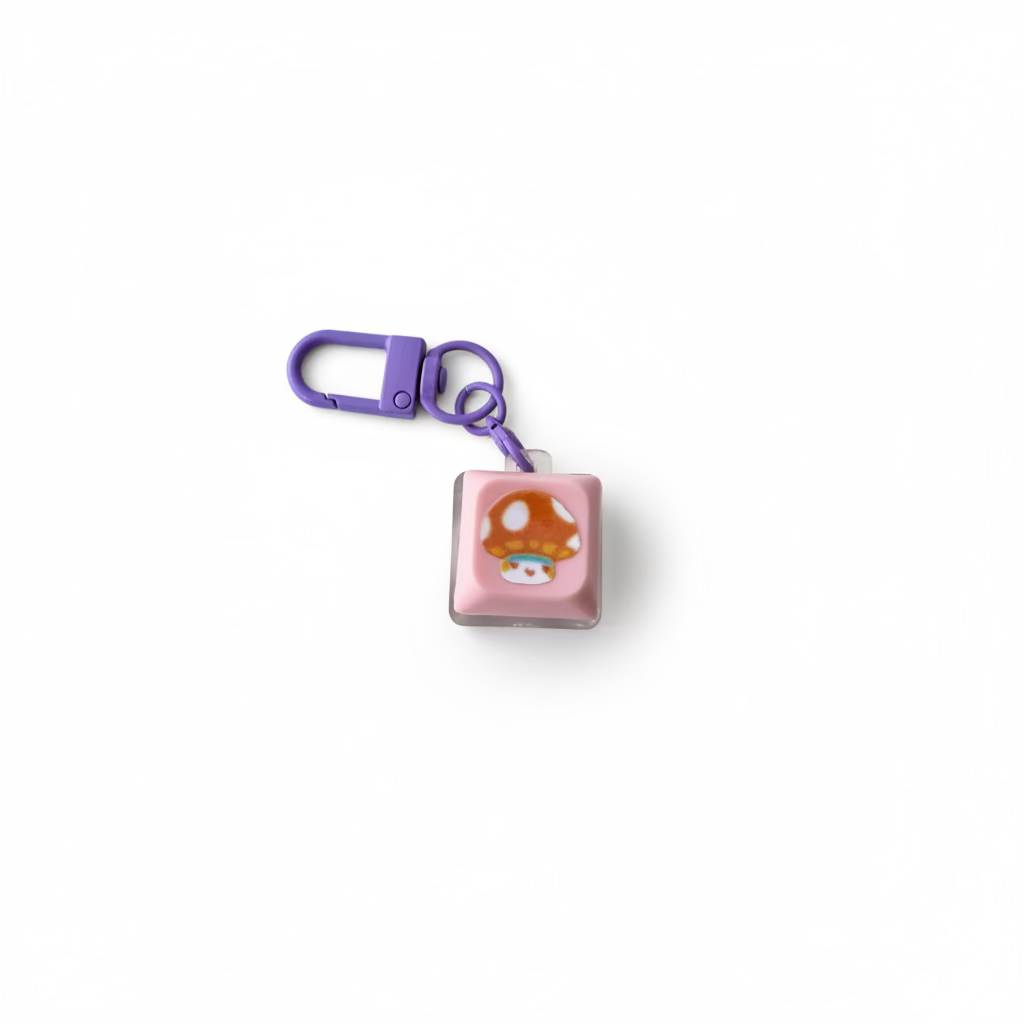 Clicky Keycap Fidget Keychain (More Colors)